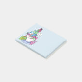 Snowman die cadeaus koelt post-it® notes (Schuin)