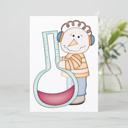 Snowman die de temperatuur controleert kaart