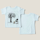 Snowman & Dog : L'amitié hivernale (Design Recto & Verso)