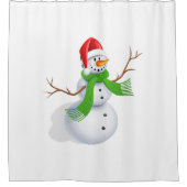 Snowman Douchegordijn (Voorkant)