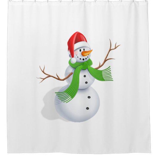 Snowman Douchegordijn (Voorkant)