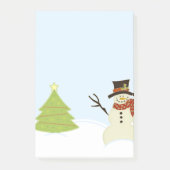 Snowman en Boom Post-it® Notes (Voorkant)