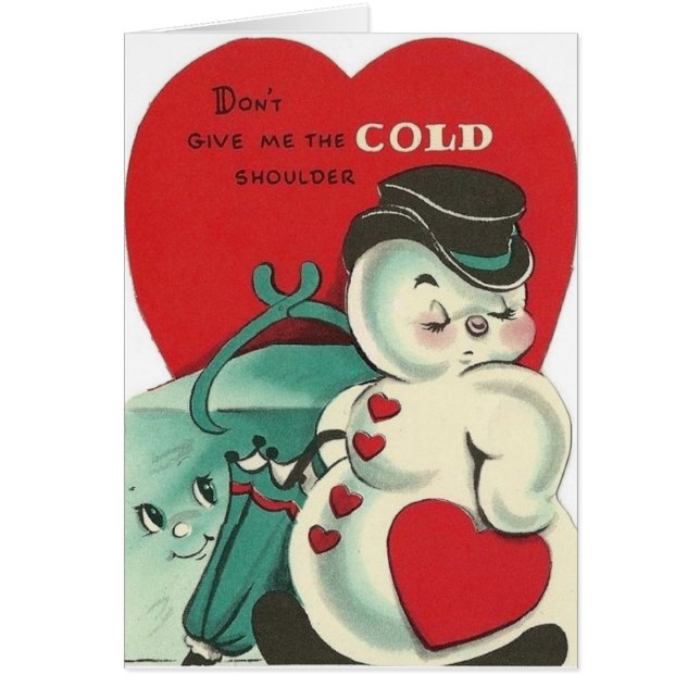  Snowman en Ice Cold Shoulder Valentijn (Voorkant)