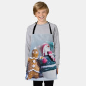 Snowman en ontbijtkoek schort (Gedragen)