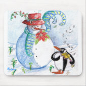 SNOWMAN EN PENGUIN WINTERSERENADE MUISMAT (Voorkant)