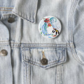 SNOWMAN EN PENGUIN WINTERSERENADE RONDE BUTTON 5,7 CM (In situ)