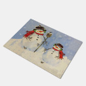 Snowman en Son Deurmat (Schuin)
