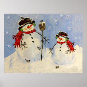 Snowman en Son Poster