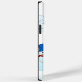 Snowman en wind in de winter Case-Mate iPhone case (Achterkant / Rechts)