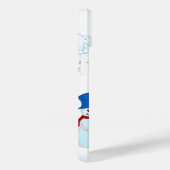 Snowman en wind in de winter Case-Mate iPhone case (Achterkant / Rechts)