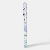 Snowman en Winterlandschap Case-Mate iPhone Case (Achterkant / Links)