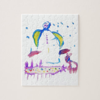 Snowman en zijn beste vriend legpuzzel