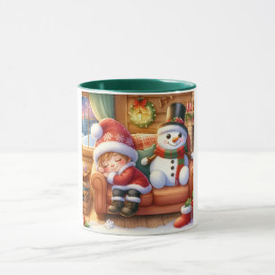 Snowman et amis Kids Christmas Mug