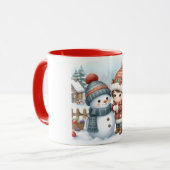 Snowman et amis Kids Christmas Mug (Devant gauche)