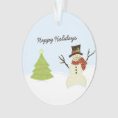 Snowman et arbre (devant)