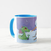 Snowman et Dragon Mug (Devant gauche)