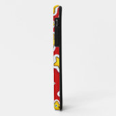 Snowman et étoiles, iPhone 5 coque (Dos/Gauche)