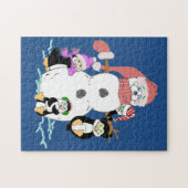 Snowman et Penguin Puzzle (Horizontal)