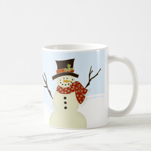 Snowman et Tree Christmas Mug (Droite)