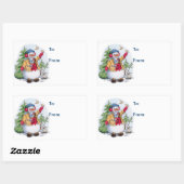 Snowman - Étiquettes cadeaux (Feuille)