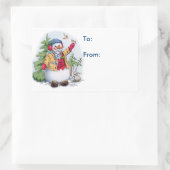 Snowman - Étiquettes cadeaux (Sac)