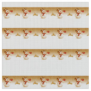Snowman Fabric Stof