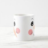 Snowman Face Grosse Mug Café (Centre)