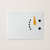 Snowman Face Legpuzzel (Horizontaal)