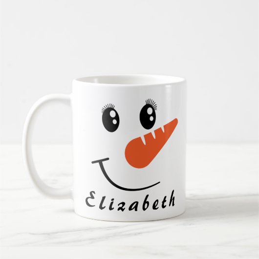 Snowman Face Mug (Gauche)
