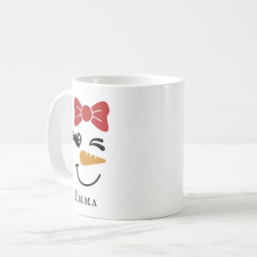 Snowman Face Mug (Devant gauche)