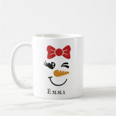 Snowman Face Mug (Gauche)