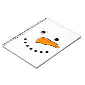 Snowman Face Notitieboek (Linkerzijde)