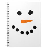 Snowman Face Notitieboek (Voorkant)