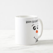 SNOWMAN FACE PERSONNALISÉ MUG (Devant droit)