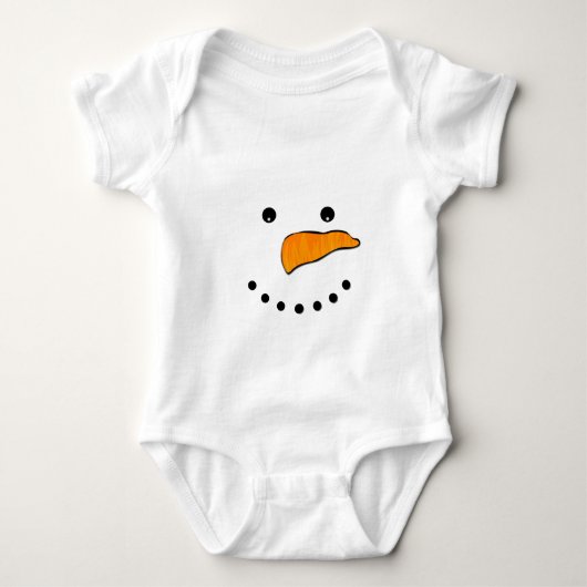Snowman Face Romper (Voorkant)