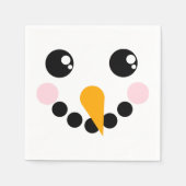 Snowman Face Servetten (Voorkant)
