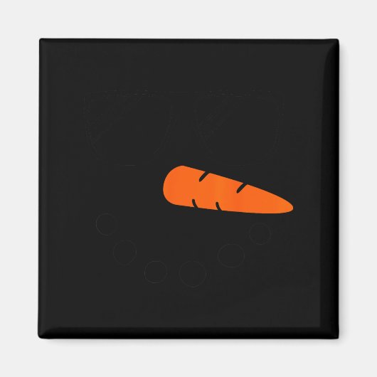 Snowman Face Shirt Boys Kids Toddler Gle Christmas Magneet (Voorkant)