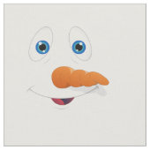 Snowman Face Stof (Close Up)