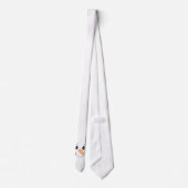 Snowman Face Stropdas (Achterkant)