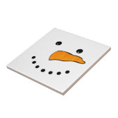 Snowman Face Tegeltje (Zijkant)