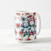 Snowman Family Holiday Mug (Devant droit)