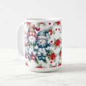 Snowman Family Holiday Mug (Devant gauche)