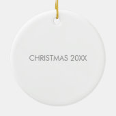 Snowman Family Ornament (Achterkant)