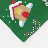 Snowman Fleece Blanket Deken (Hoek)