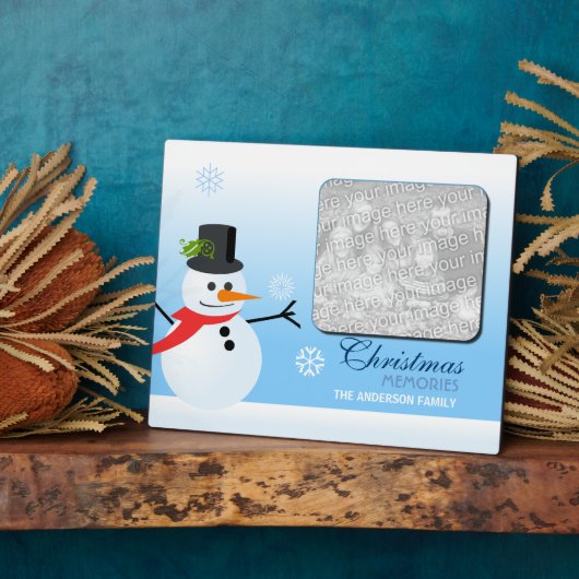 Snowman Fotoplaat (Zijkant)