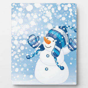 Snowman Fotoplaat