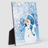 Snowman Fotoplaat (Zijkant)