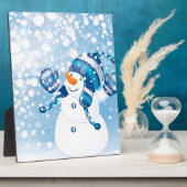 Snowman Fotoplaat (Zijkant)