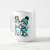 Snowman & Friends Coffee Mug (Devant gauche)