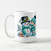 Snowman & Friends Coffee Mug (Gauche)